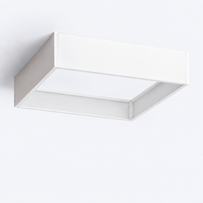 Marco de superficie blanco por encaje para panel LED de 60 × 60 cm