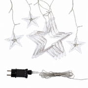 20065 Cortina de siete estrellas LED con cable y adaptador