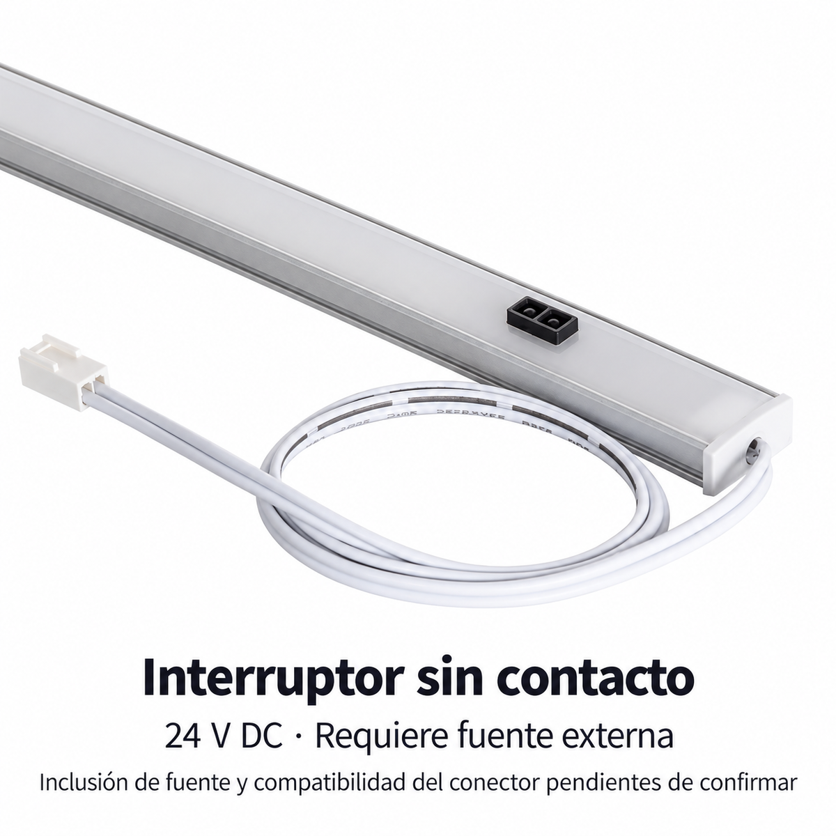 20084 Interruptor sin contacto y conector reales, fuente y compatibilidad pendientes