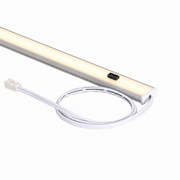 Luz LED bajo mueble 50 cm 5 W 24 V con interruptor sin contacto, luz encendida