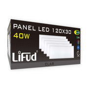 Paneles LED 120x30 Empotrable Driver LIFUD 40W