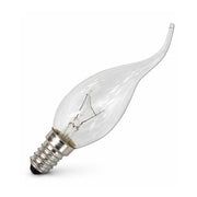 CANDLE LIGHT BULB CLEAR 25W 230V E14