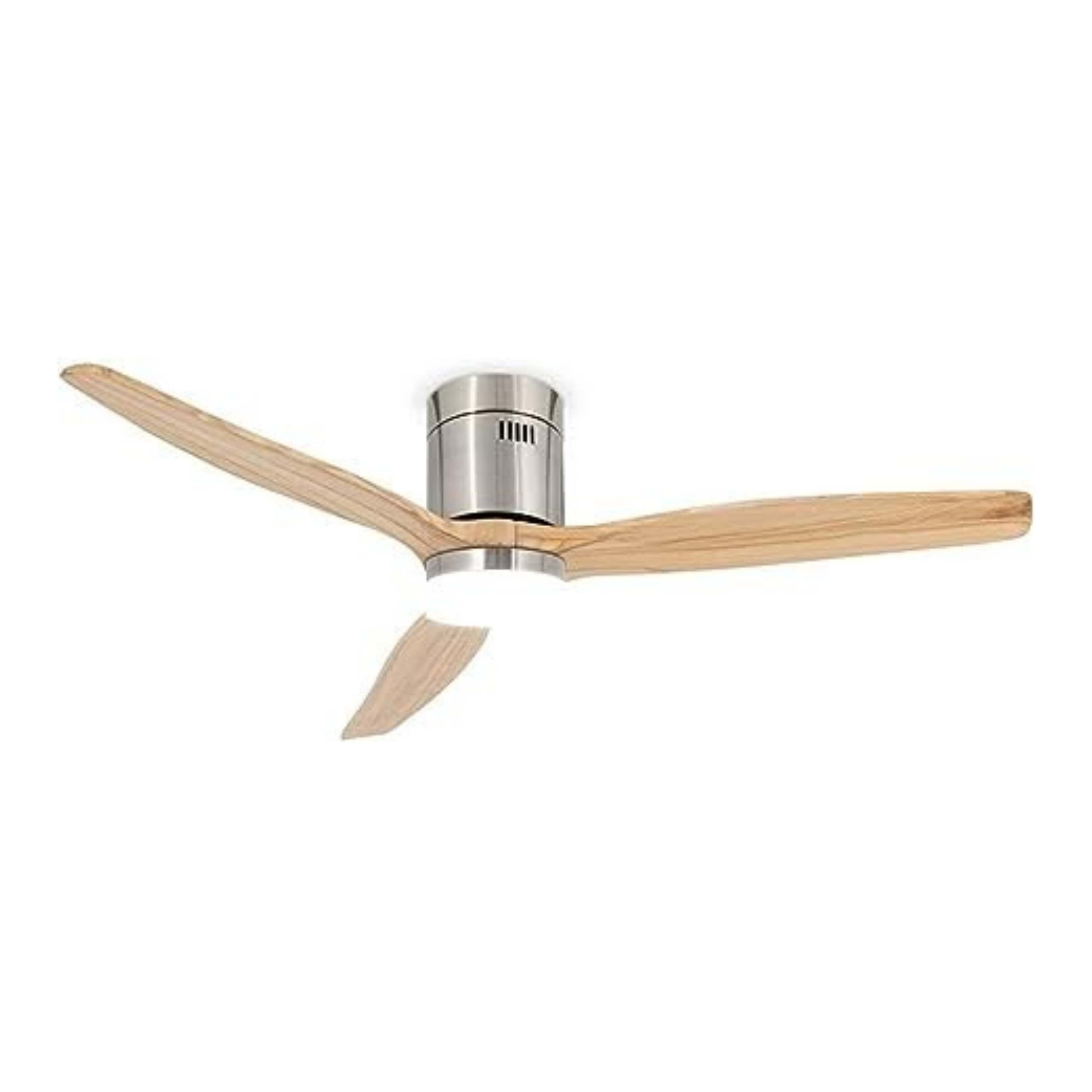 Ventilador de Techo con Luz (Madera, 132 cm)