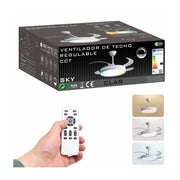Ventilador de Techo Regulable CCT Ø107cm (Blanco)