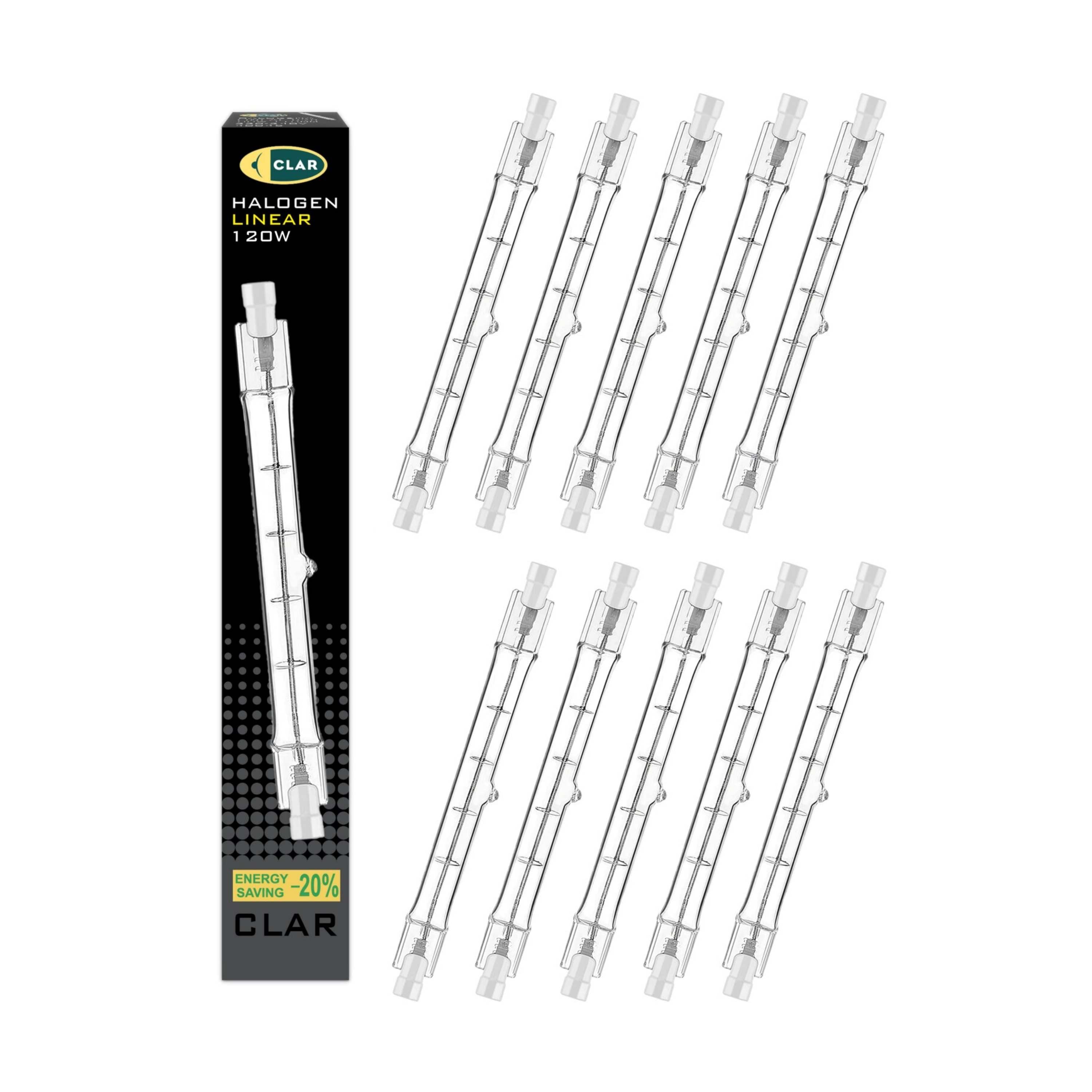 Bombilla Halogena Lineal 120W 118mm.