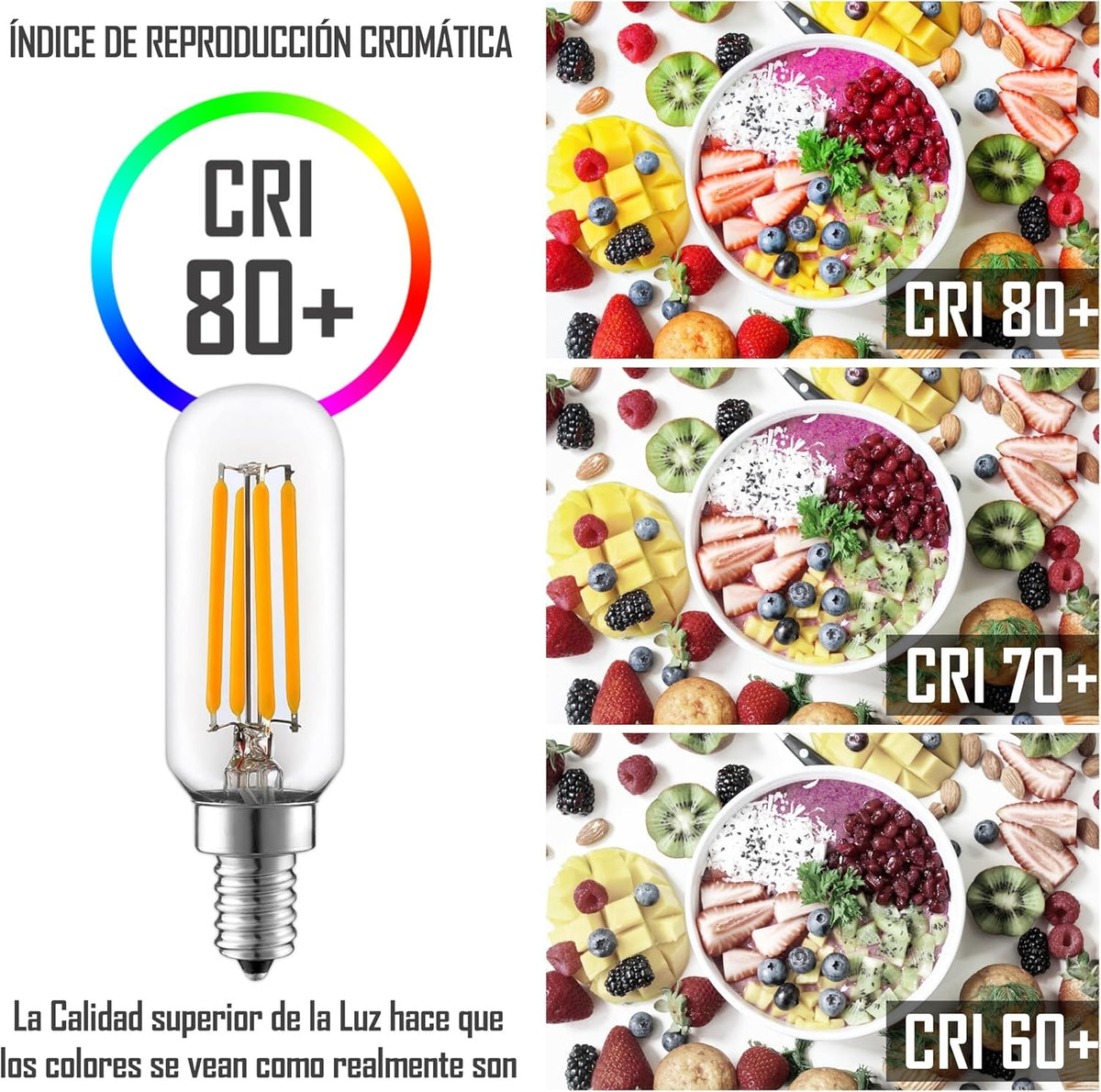 Bombilla LED Filamento E14 4W