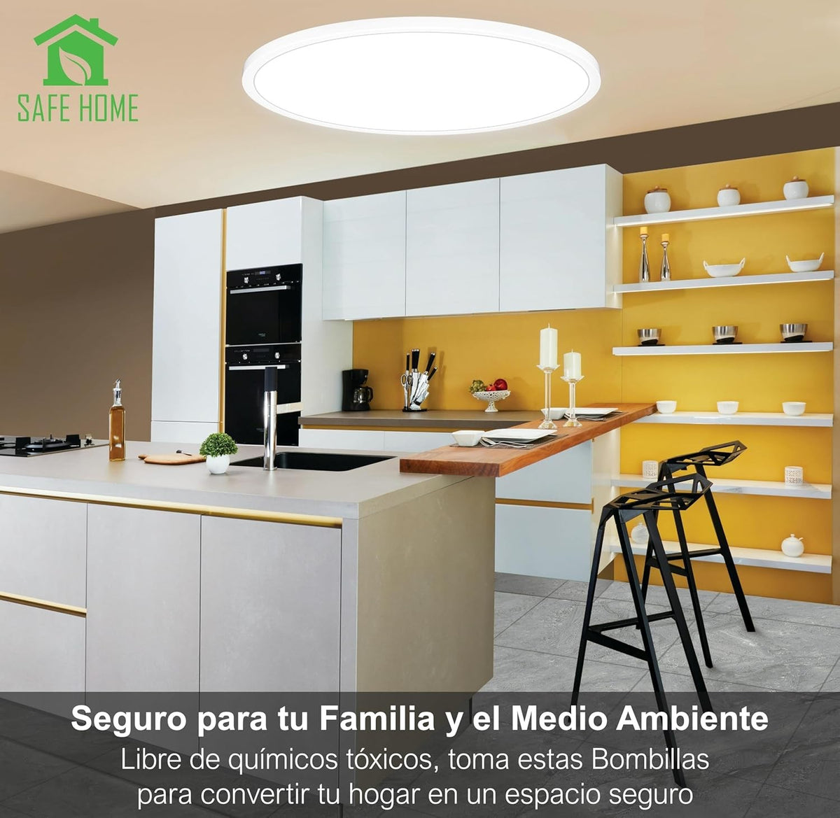 Plafonnier LED Plafond 40 Cm, Plafonniers Pour Plafond LED, sala 40W