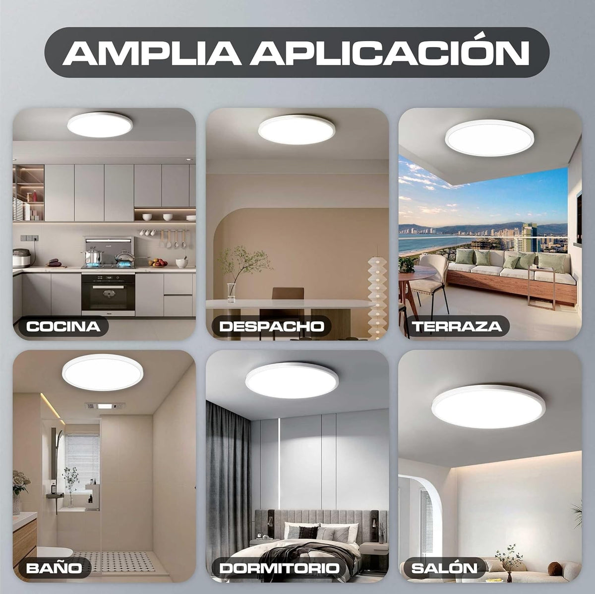 Plafonnier LED Plafond 40 Cm, Plafonniers Pour Plafond LED, sala 40W