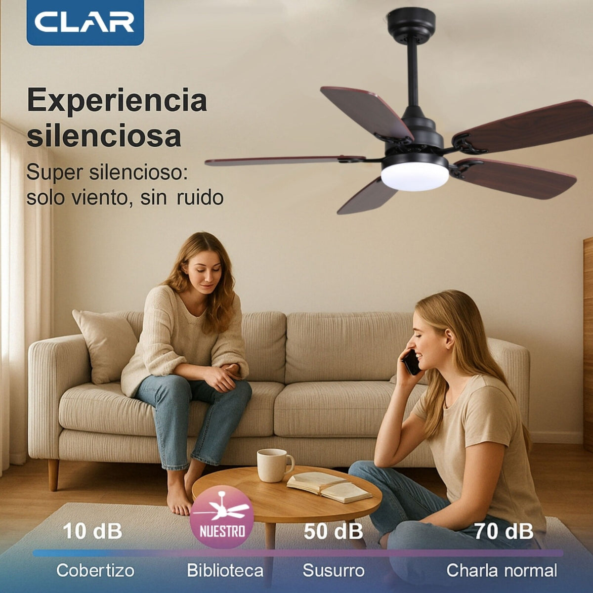 Ventilador de Techo Regulable CCT (Jungle)