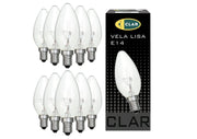 Bombilla Estilo Vela Clara E14 60W