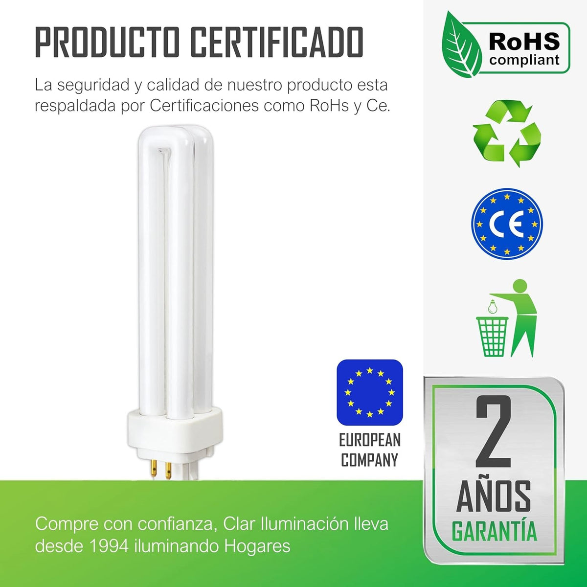 Gemini D/E 18W G24q-2 Leuchtstofflampe
