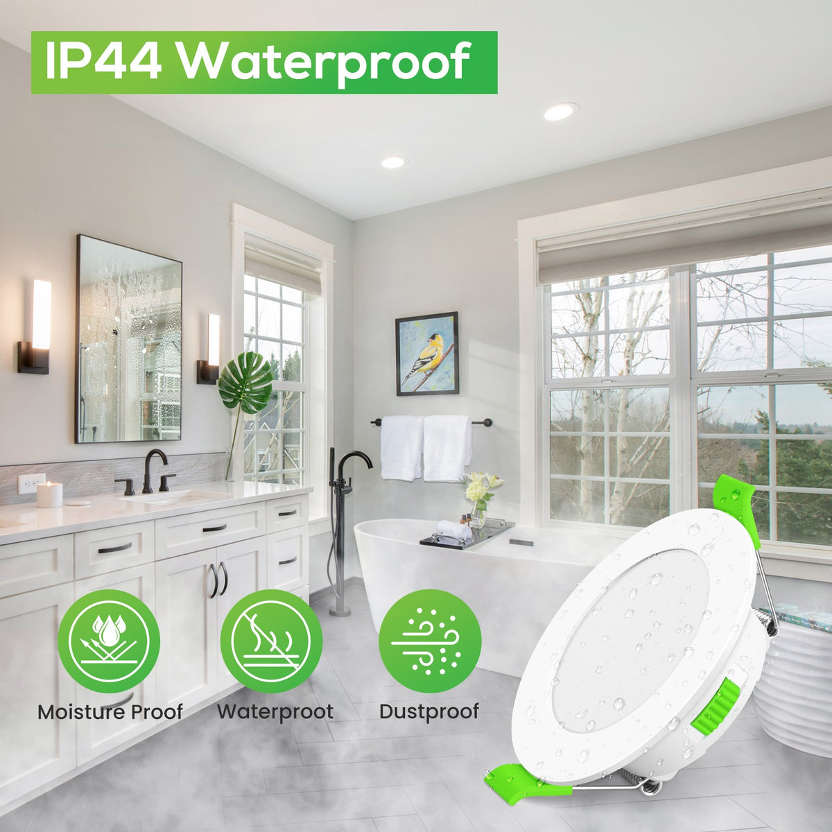 Downlight Regulable CCT 4W Negro Ø55-68mm-4W-110°
