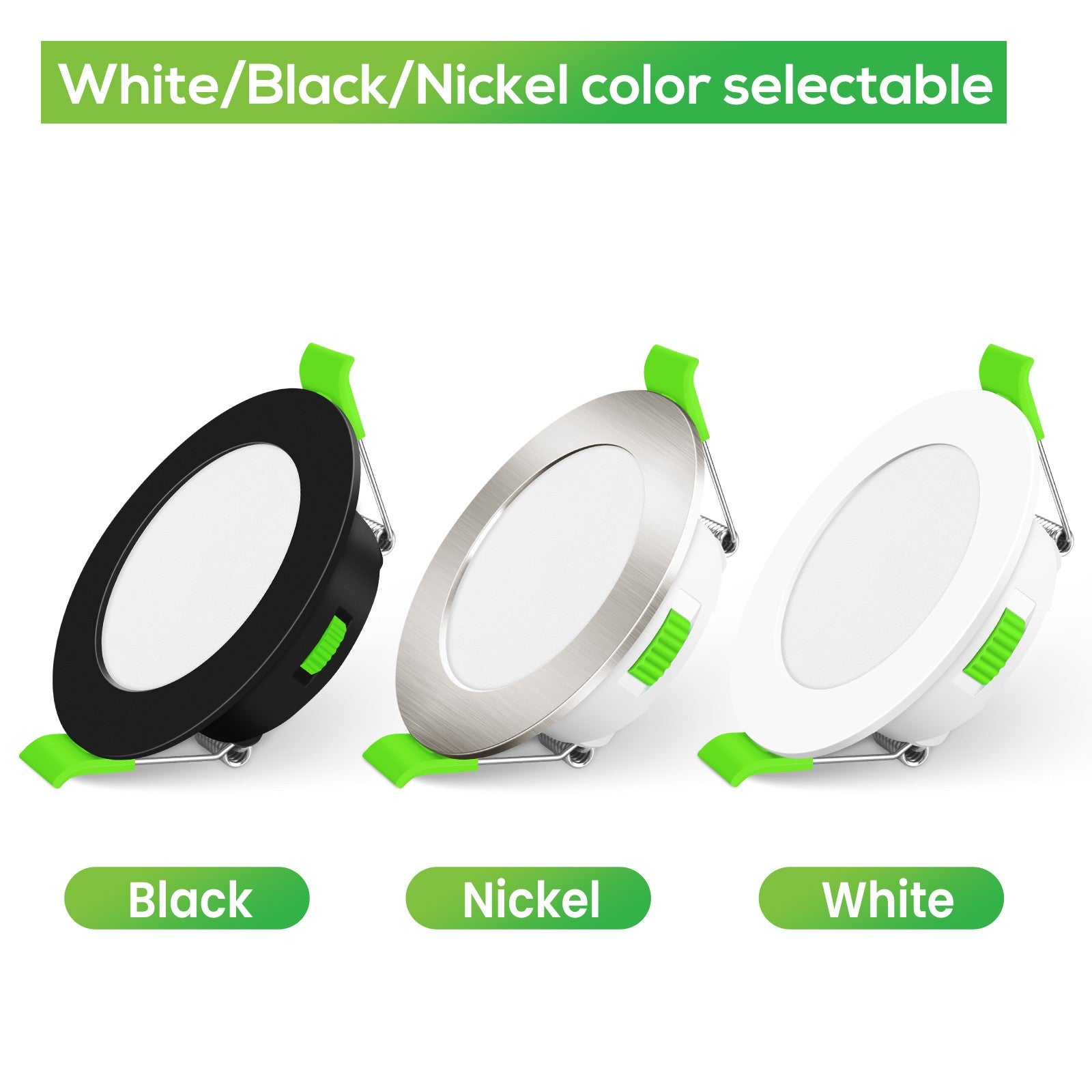 Downlight Regulable CCT 4W Niquel Ø55-68mm-4W-110°
