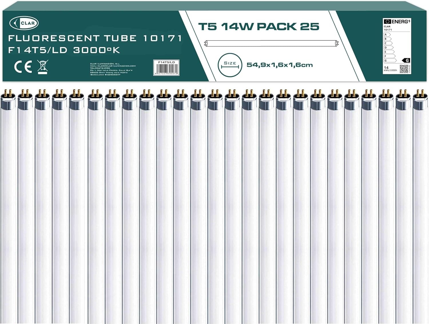 Tubi Fluorescenti 90 cm, Tubi Miniatura, Lampadina T5,39W