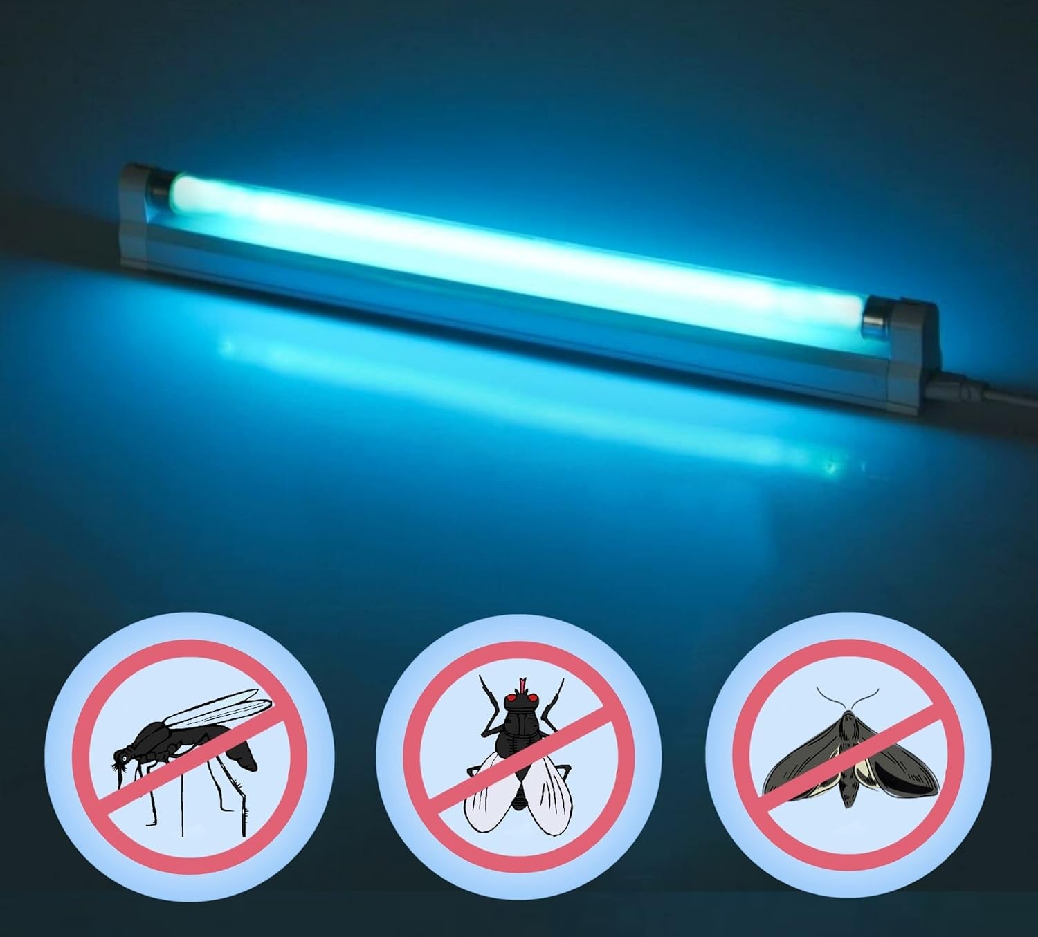 Tubos Fluorescentes UV Antimosquitos, Luz Ultravioleta Exterior, 10W T8