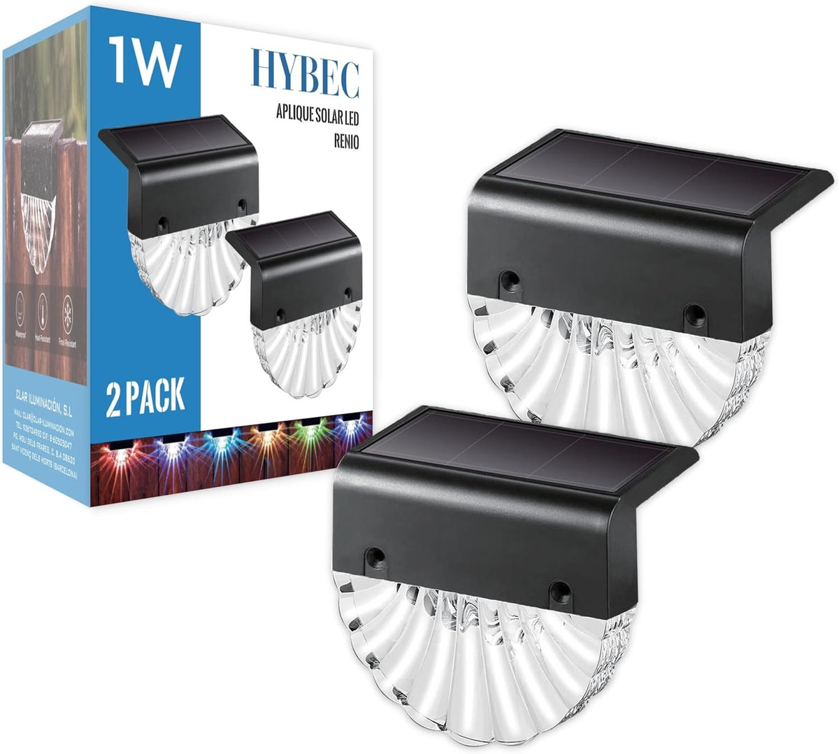 HYBEC - Luz Escalera Exterior Solar