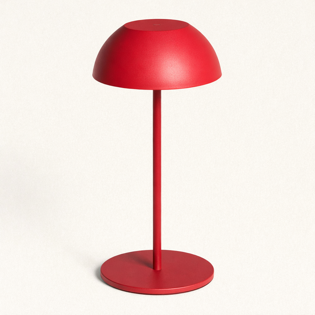 KRATER LAMPARA RECARCABLE ROJA