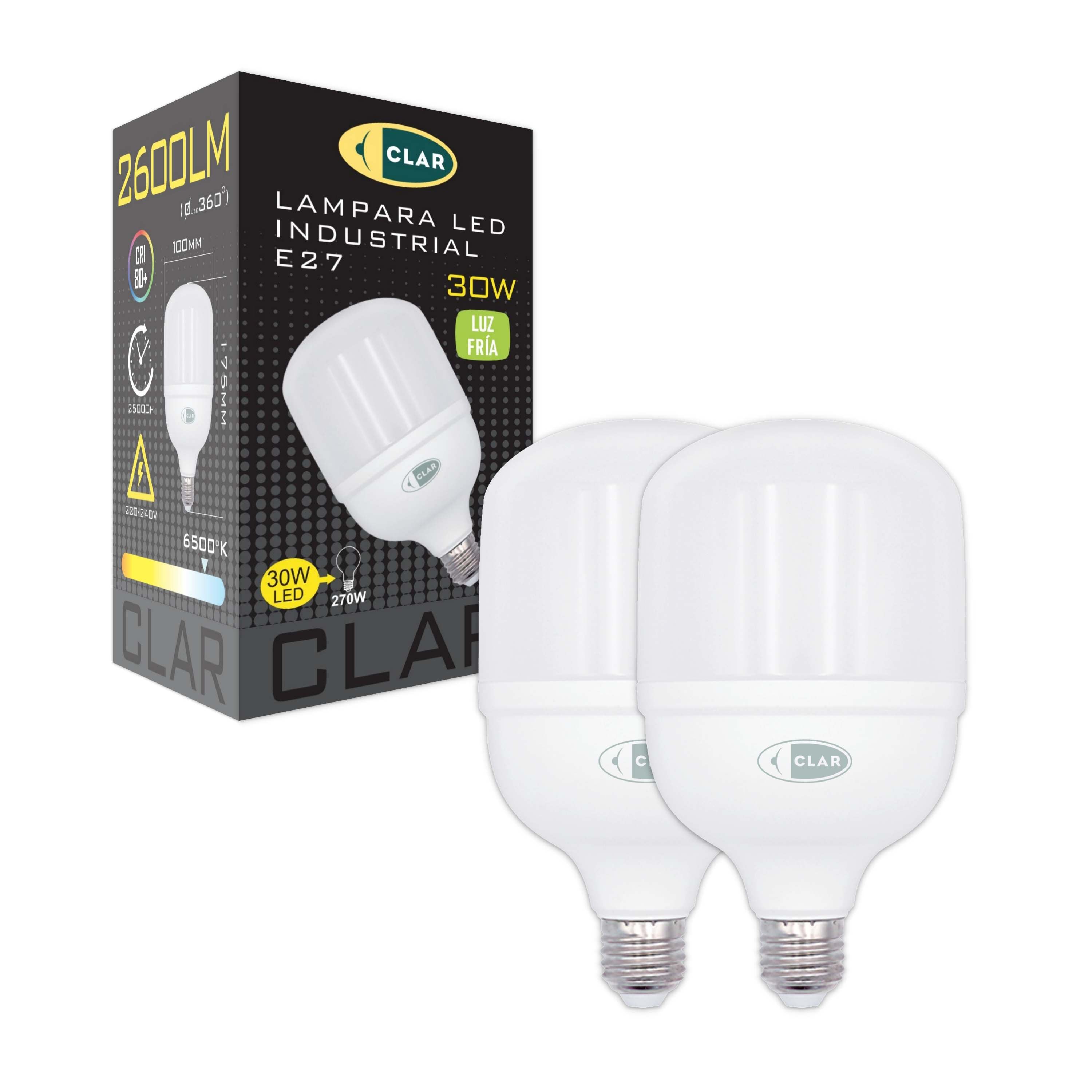 Bombilla LED E27 30W Industrial