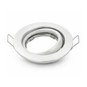 ARO DICROICA ACERO BASCULANTE BLANCO