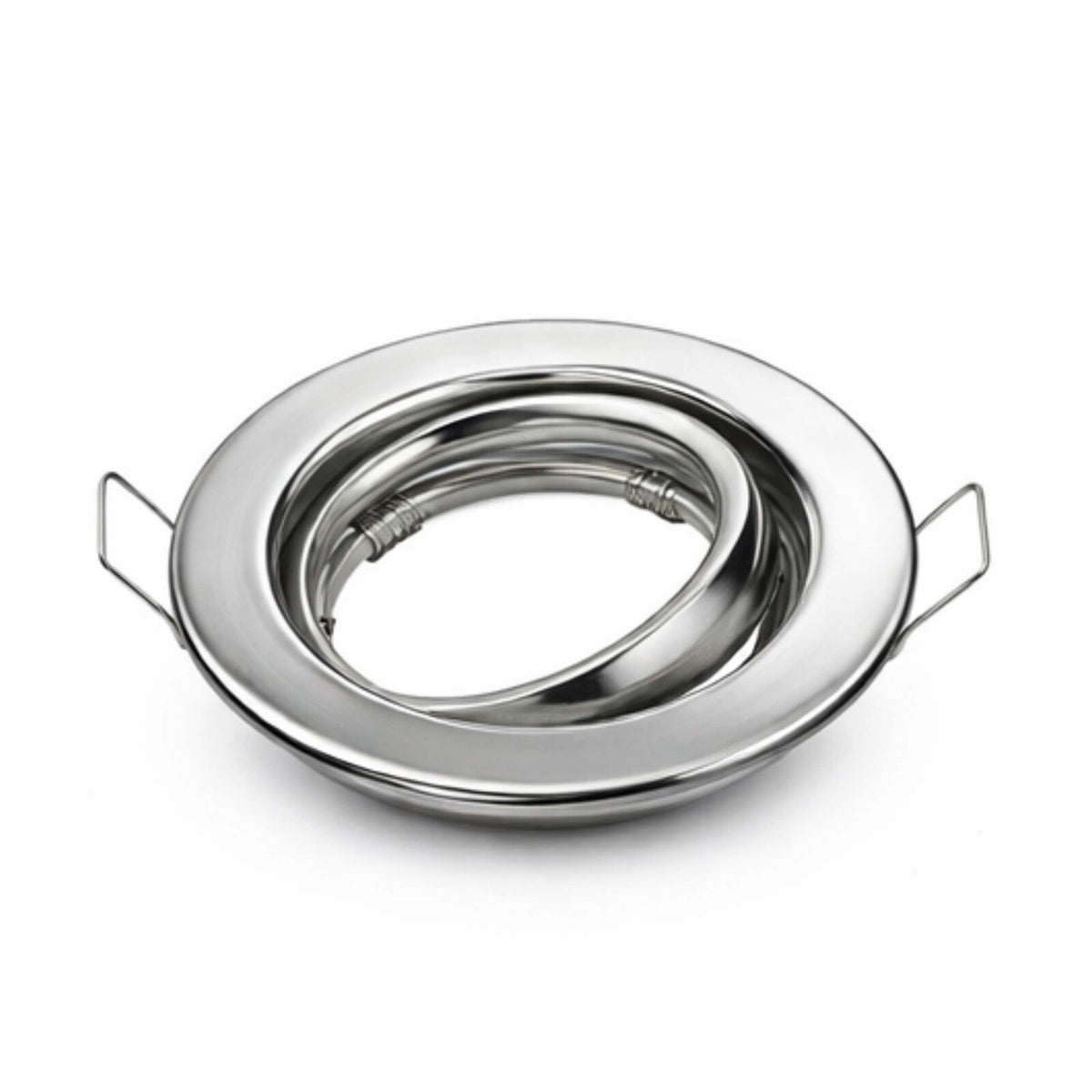 ARO DICROICA  ACERO ORIENTABLE CROMO