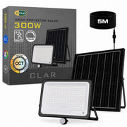 Lights Solar LED Outdoor Garden Light With Sensor De Motion, Spotlight Solar Outdoor, Remote a Distancia Included, 300W