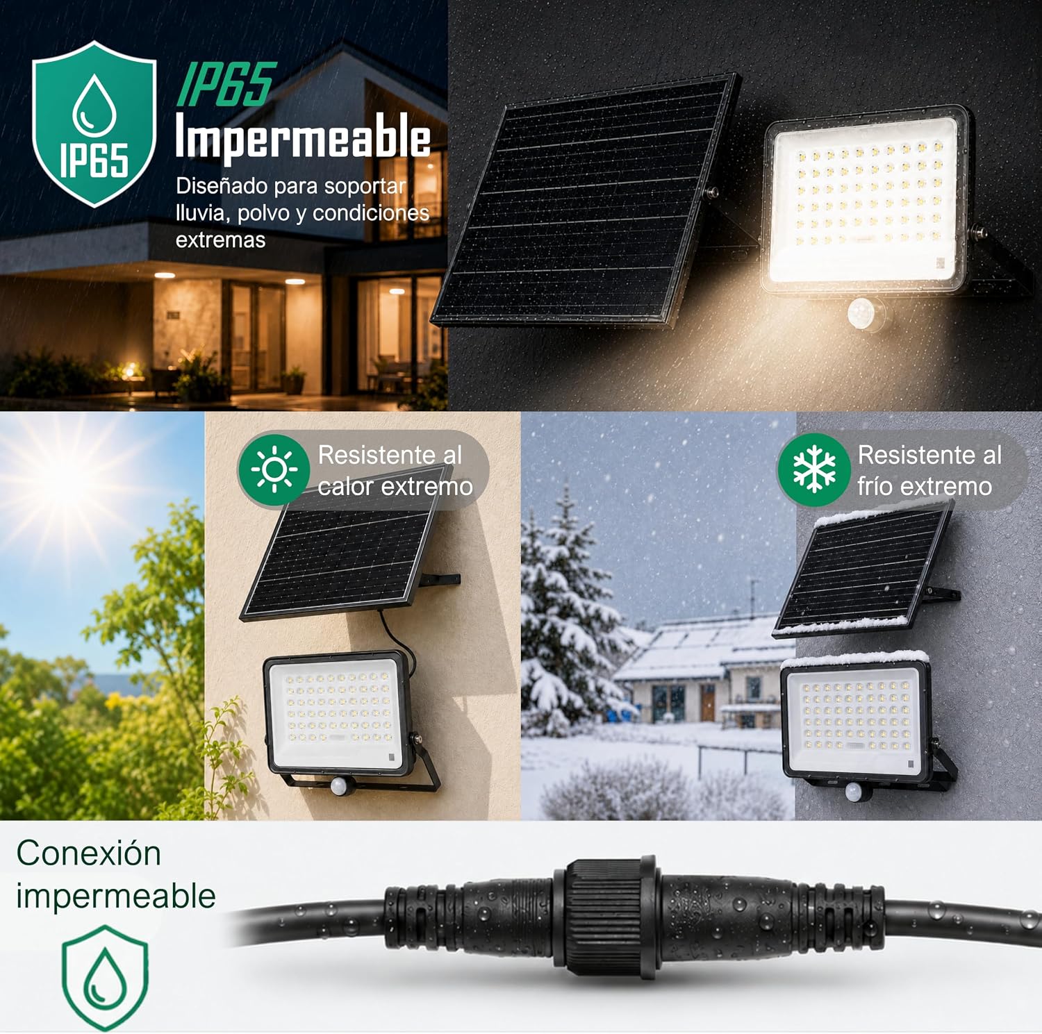 Lights Solar LED Outdoor Garden Light With Sensor De Motion, Spotlight Solar Outdoor, Remote a Distancia Included, 300W