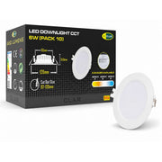 Downlight LED Decke Einbau 6W, Strahler Innen, Treiber Inklusive,  CCT