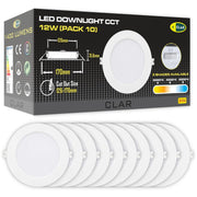 Downlight LED Soffitto Da incasso 12W, Faretto Interno, Driver Incluso, 3 Tonalità CCT