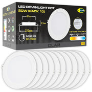 Downlight LED Techo Empotrable 20W, Foco Interior, Driver Incluido, 3 Tonalidades CCT