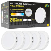 Downlight LED Techo Superficie 12W Downlight Superficie, Plafón LED, 3 Tonalidades CCT