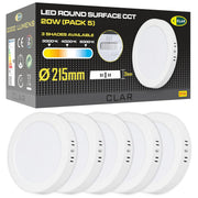 Downlight LED Soffitto Superficie 20W Downlight Superficie, Plafoniera LED, 3 Tonalità