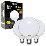 Lampadina Globo E27, Lampadina Grande Globo, Diámetro 120 mm (G120), Lampadina No Dimmerabile 25W