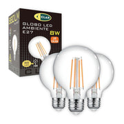 Bombilla LED Filamento E27 8W G95
