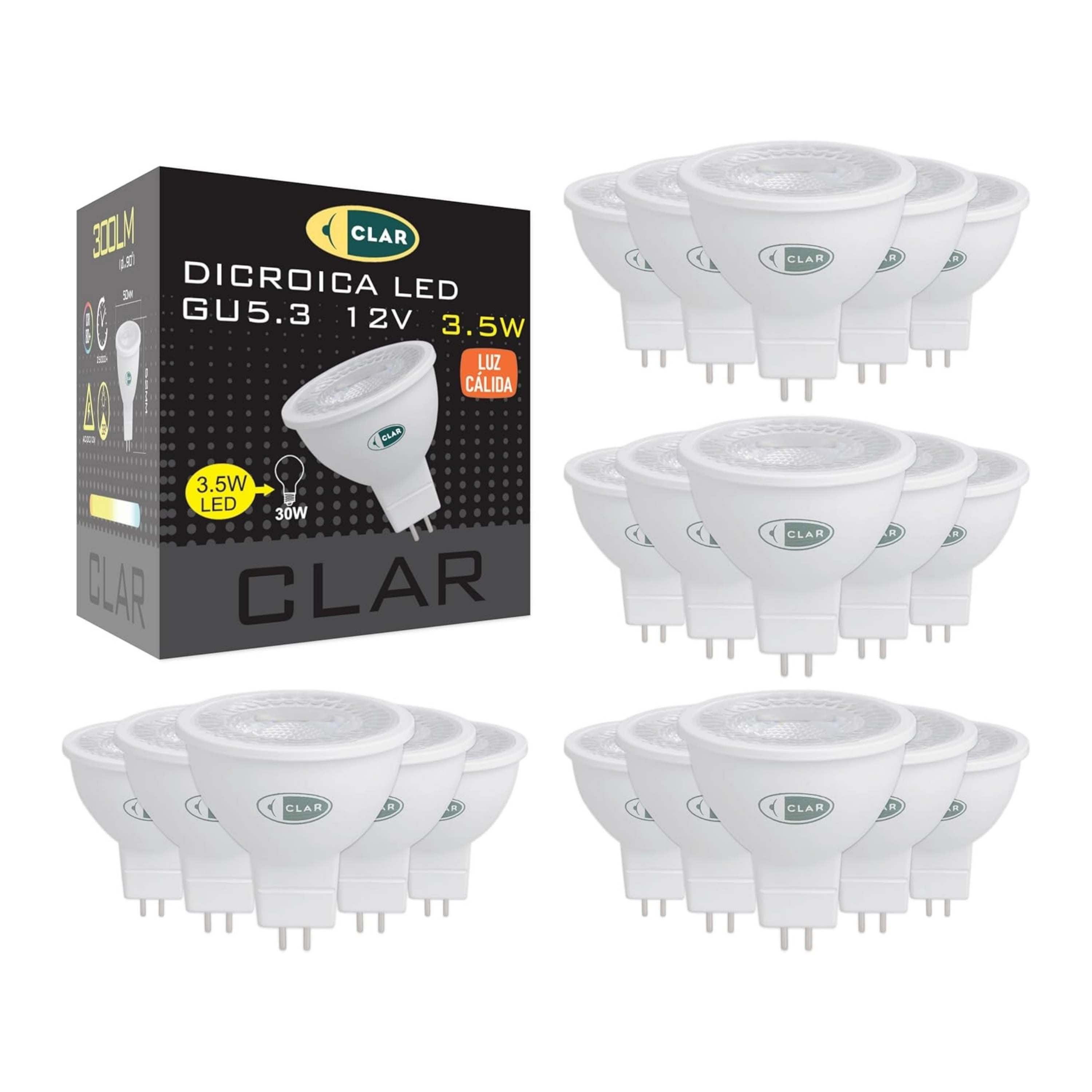 Bombilla LED GU5.3, MR16 LED, 3,5W