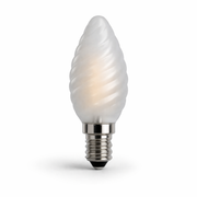MATT TWISTED CANDLE 230V E14 40W