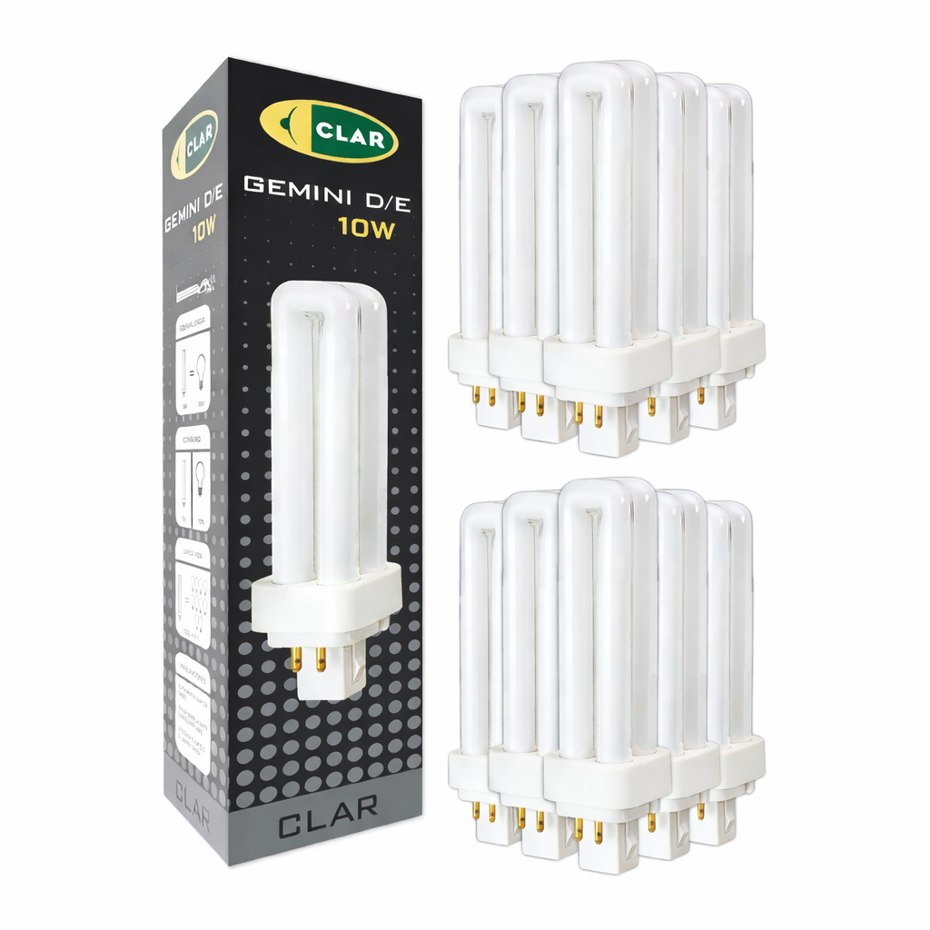 Bombilla Fluorescente Gemini D/E 10W G24q-1