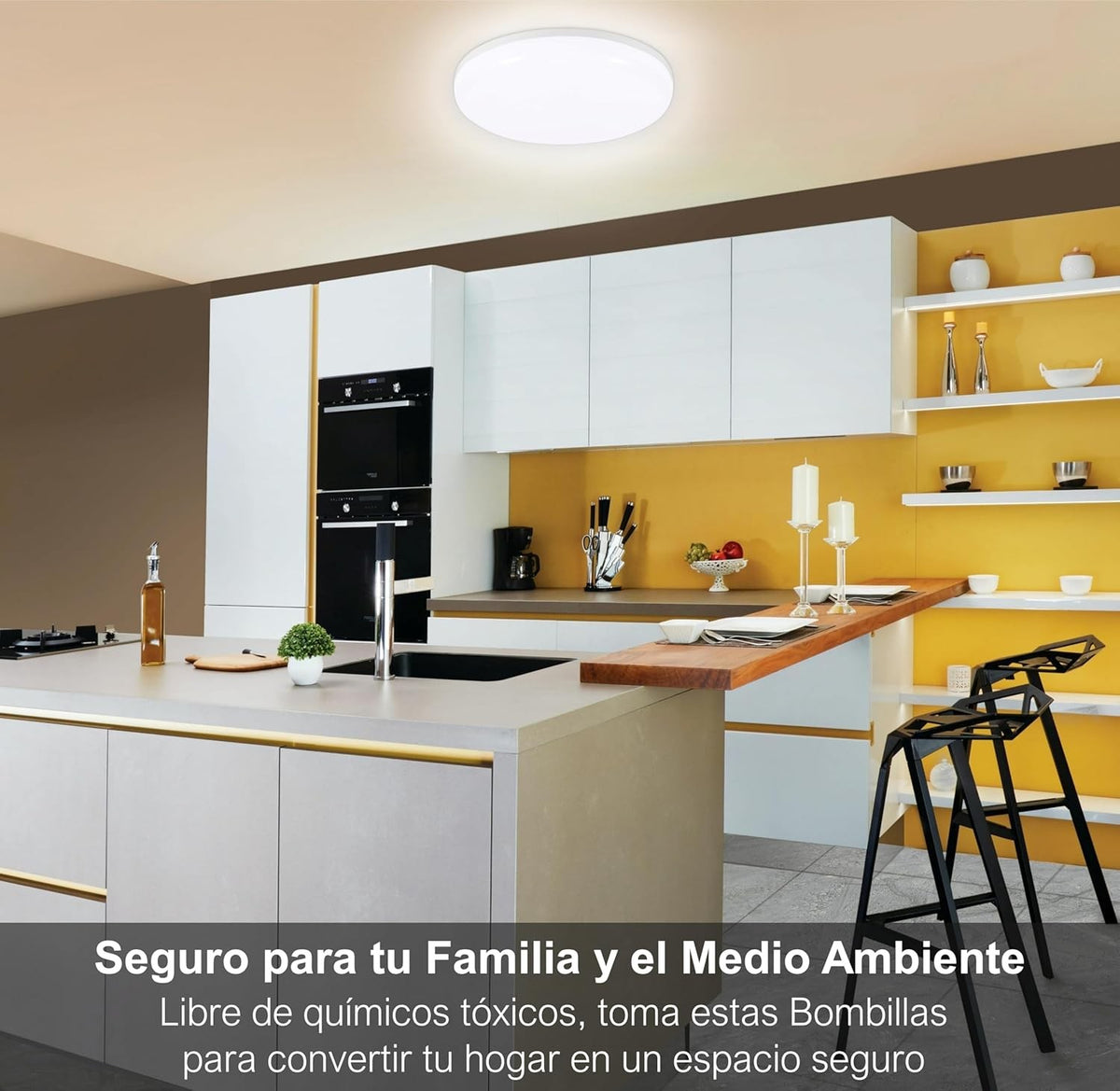 Downlight LED Techo Superficie, Plafones Para Techo LED