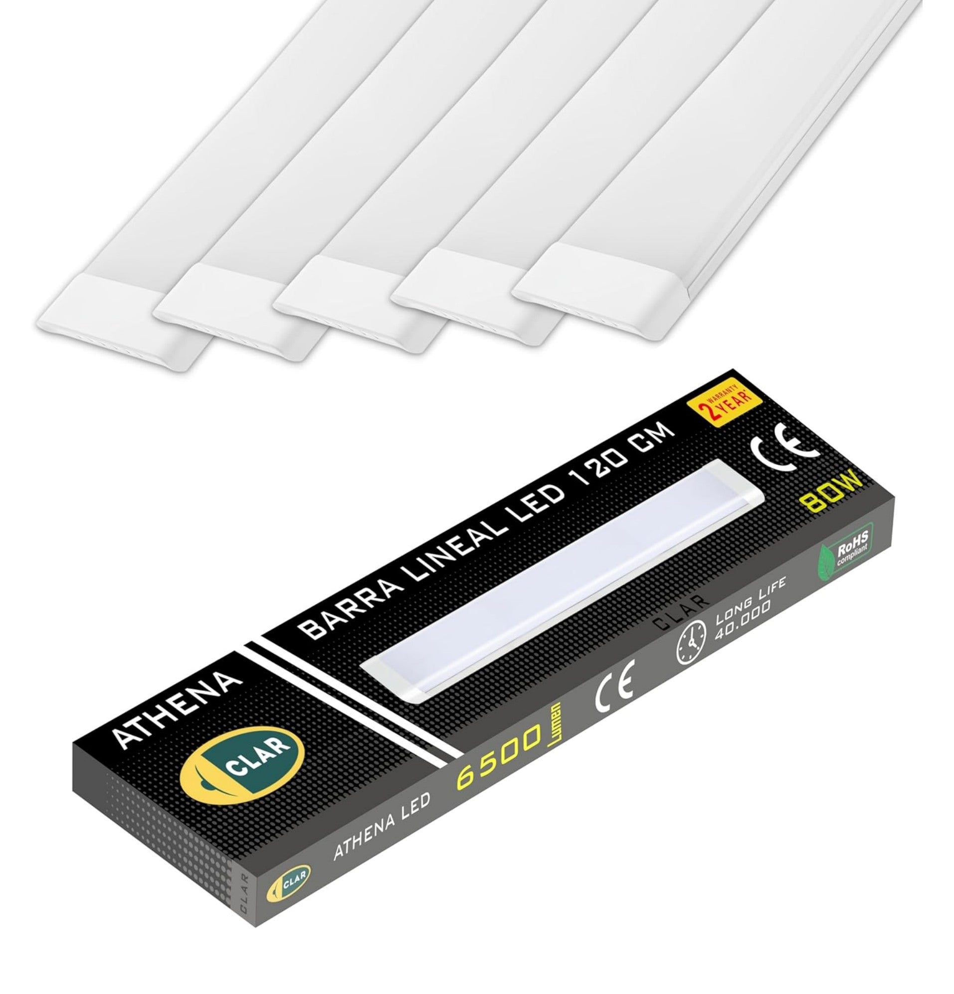 ATHENA LED INTEGRADO 80W 6400LM