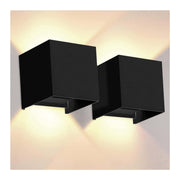 Außenwandleuchte 12W Schwarz CCT