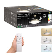 Ventilador de Techo Regulable CCT Ø107cm (Cuero)