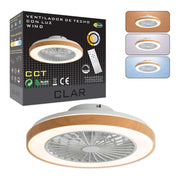 Ventilador de Techo Regulable CCT Ø53cm (Acabado Madera)