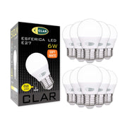 LED-Lampen E27 6W Matt Klein G45