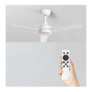 Silent Ceiling Fan (White, 105 cm)