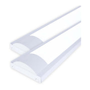 Luminaria LED 60cm, 10W 2 Tubos, Pantalla Estanca, Tubos No Incluidos