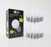 SPHERICAL LED E27 1W 230V COOL WHITE 6000K