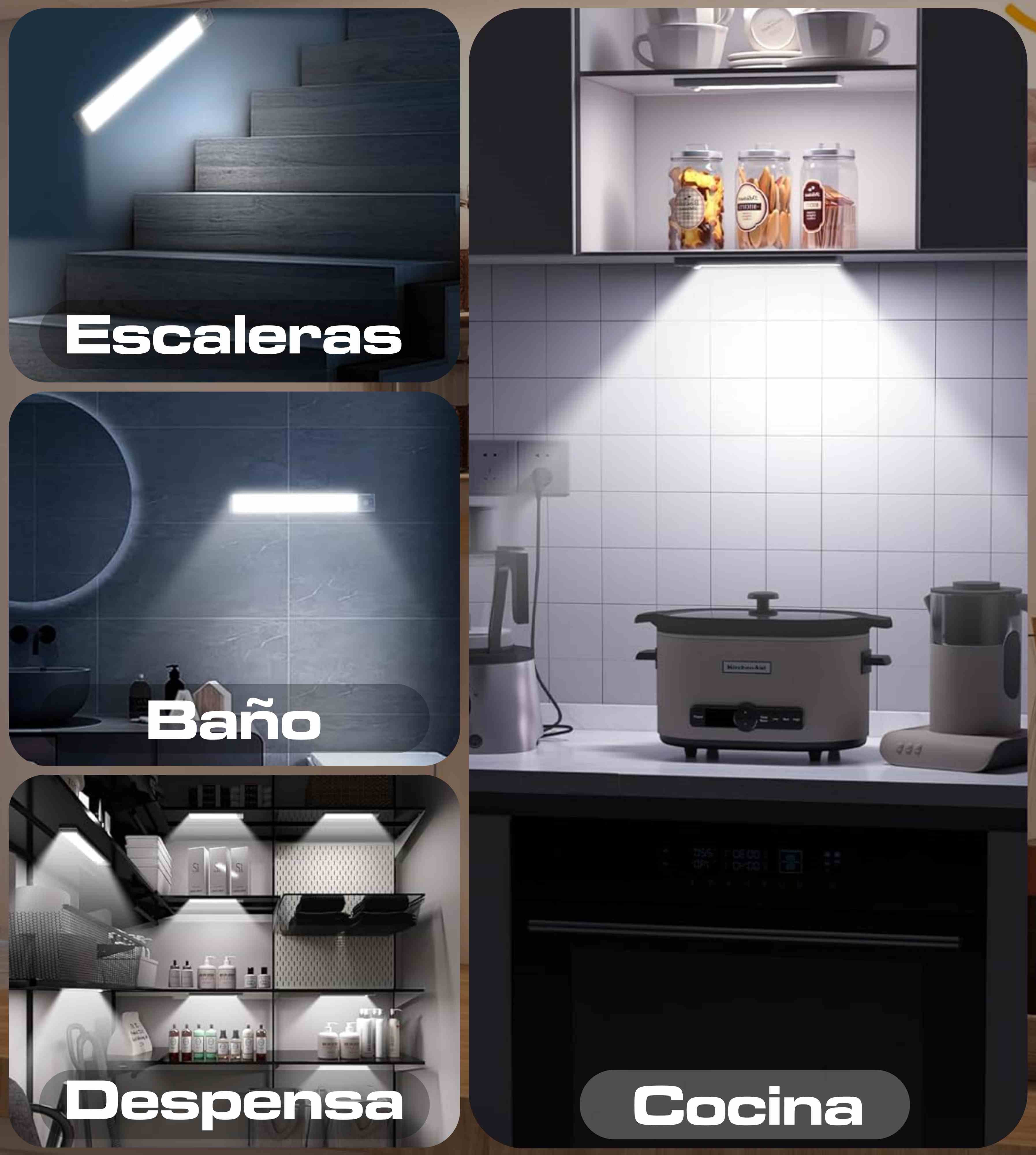 Luces Armarios Con Sensor, Luces LED Armario 30 cm