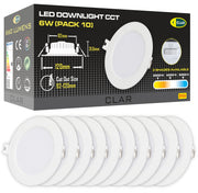 Downlight LED Ceiling Recessed 6W, Spotlight Indoor, Driver Included,  CCT